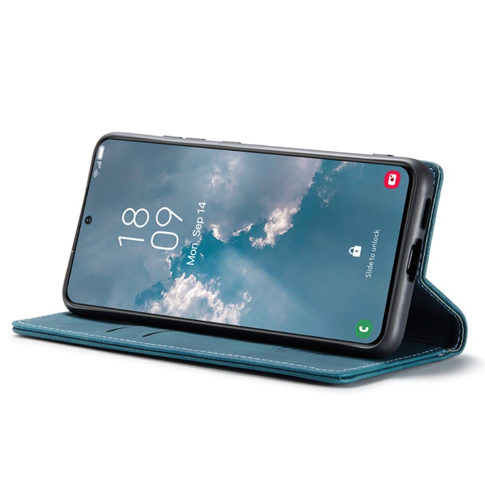 Slim Pung Etui Samsung Galaxy S24 Plus Blå