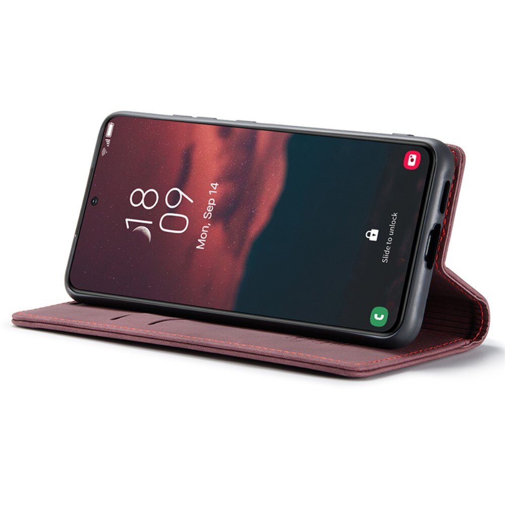 Slim Pung Etui Samsung Galaxy S24 Plus Rød