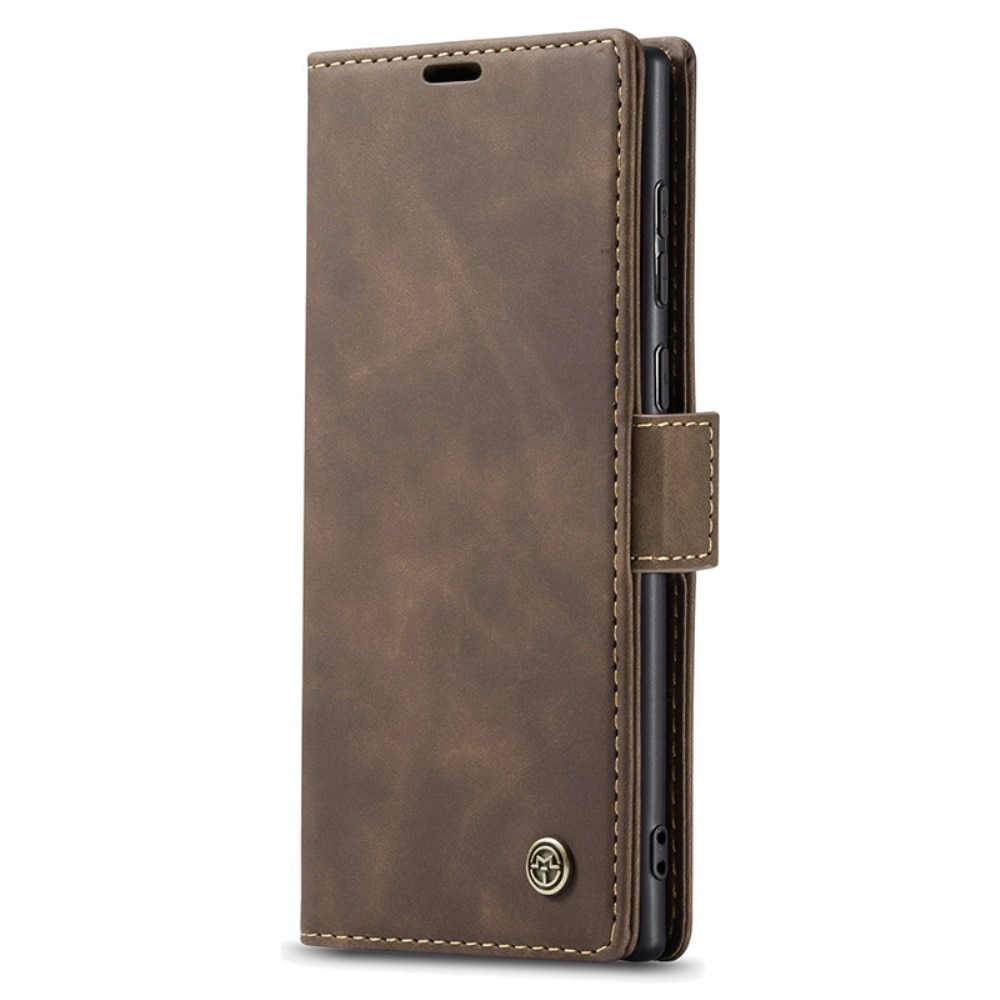 Slim Pung Etui Samsung Galaxy S24 Ultra Brun