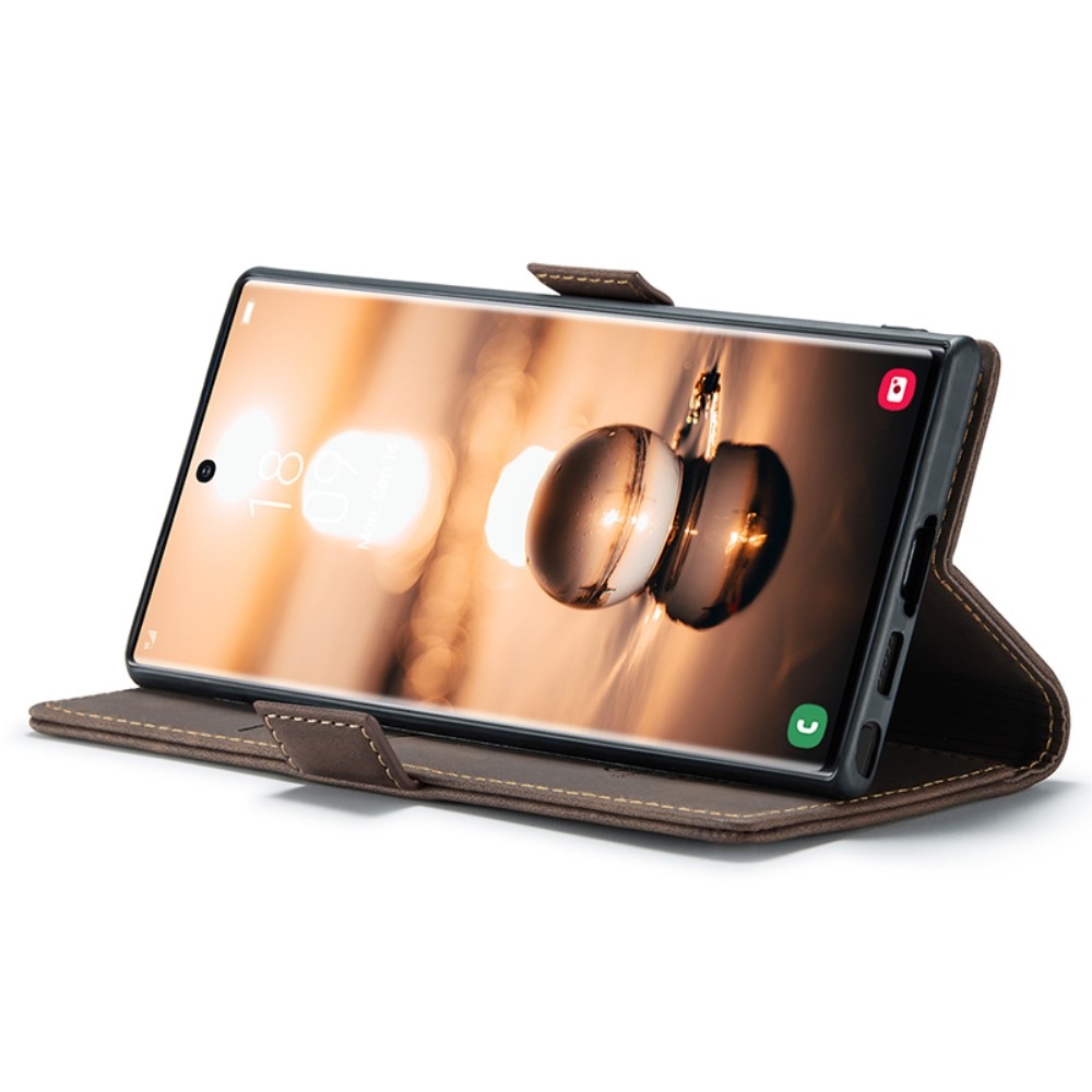 Slim Pung Etui Samsung Galaxy S24 Ultra Brun