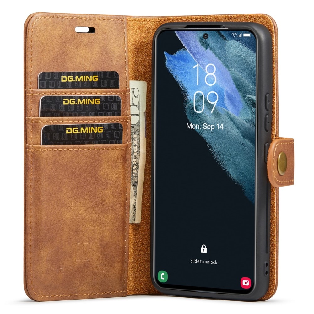 Magnet Wallet Samsung Galaxy S24 Cognac