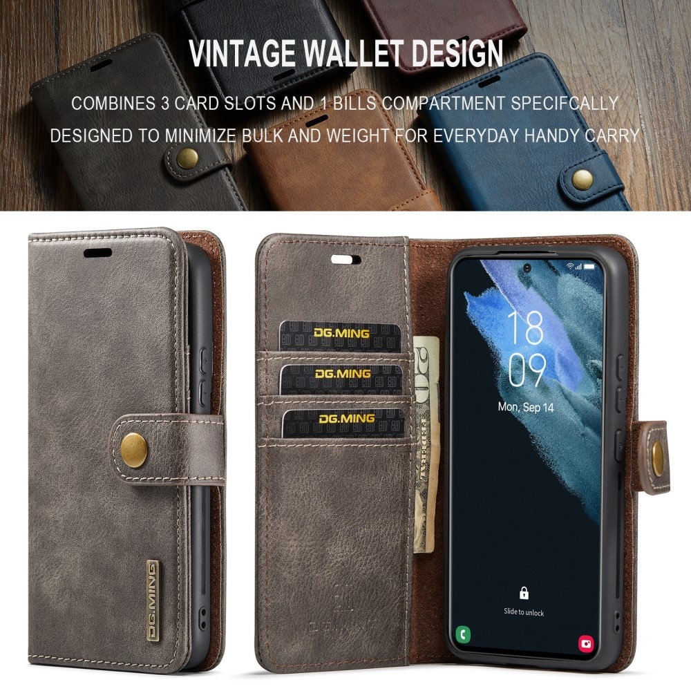 Magnet Wallet Samsung Galaxy S24 Brown