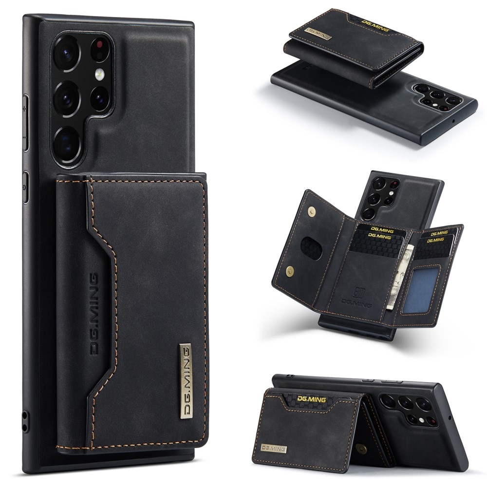 Magnetic Card Slot Case Samsung Galaxy S24 Ultra Black