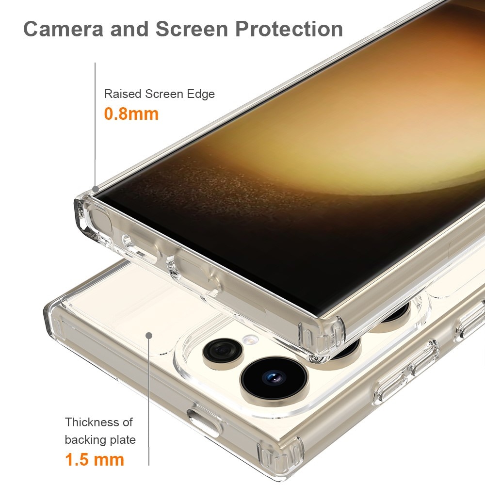 Samsung Galaxy S24 Ultra Beskyttelsessæt MagSafe-cover og Skærmbeskyttelse