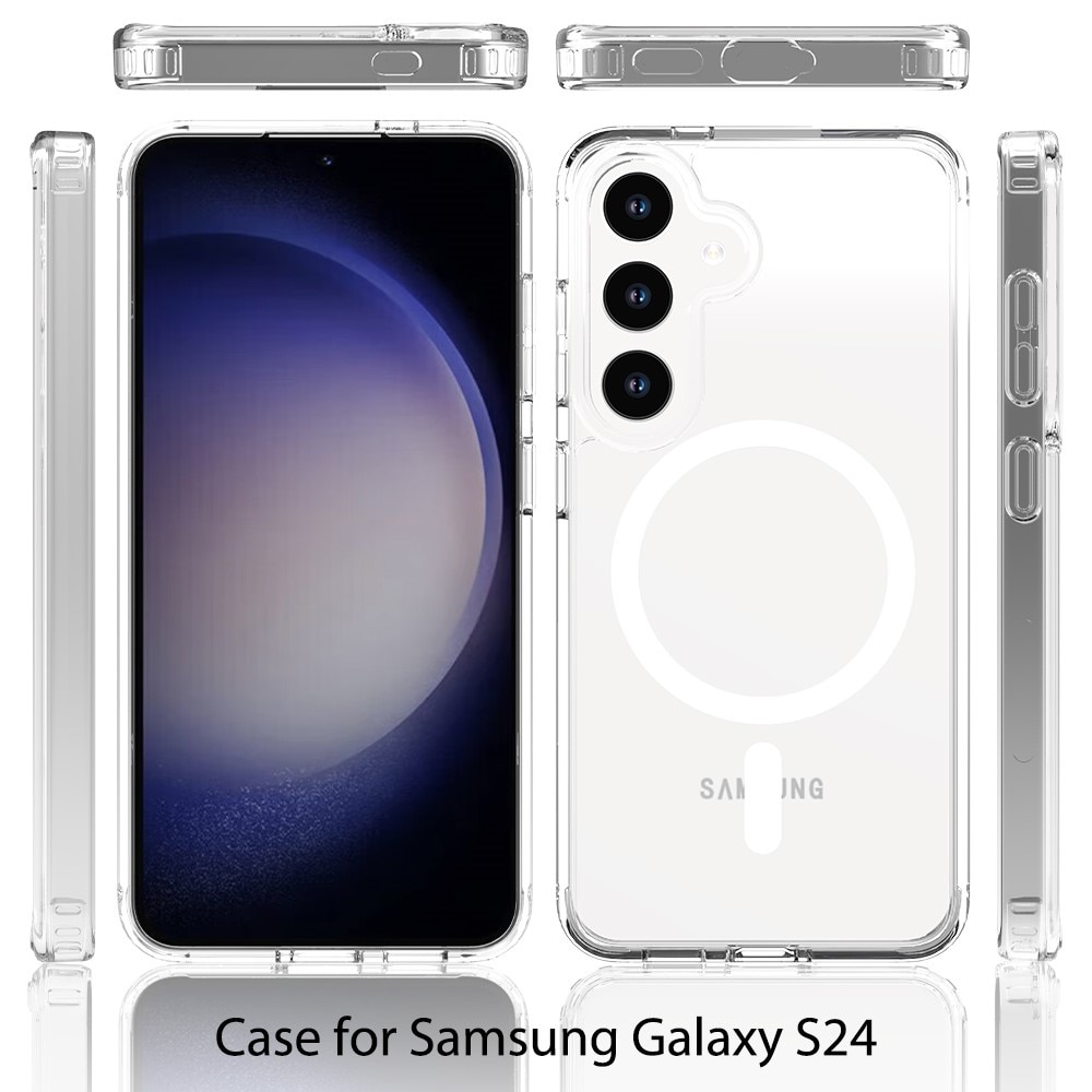 Hybridcover MagSafe Samsung Galaxy S24 gennemsigtig