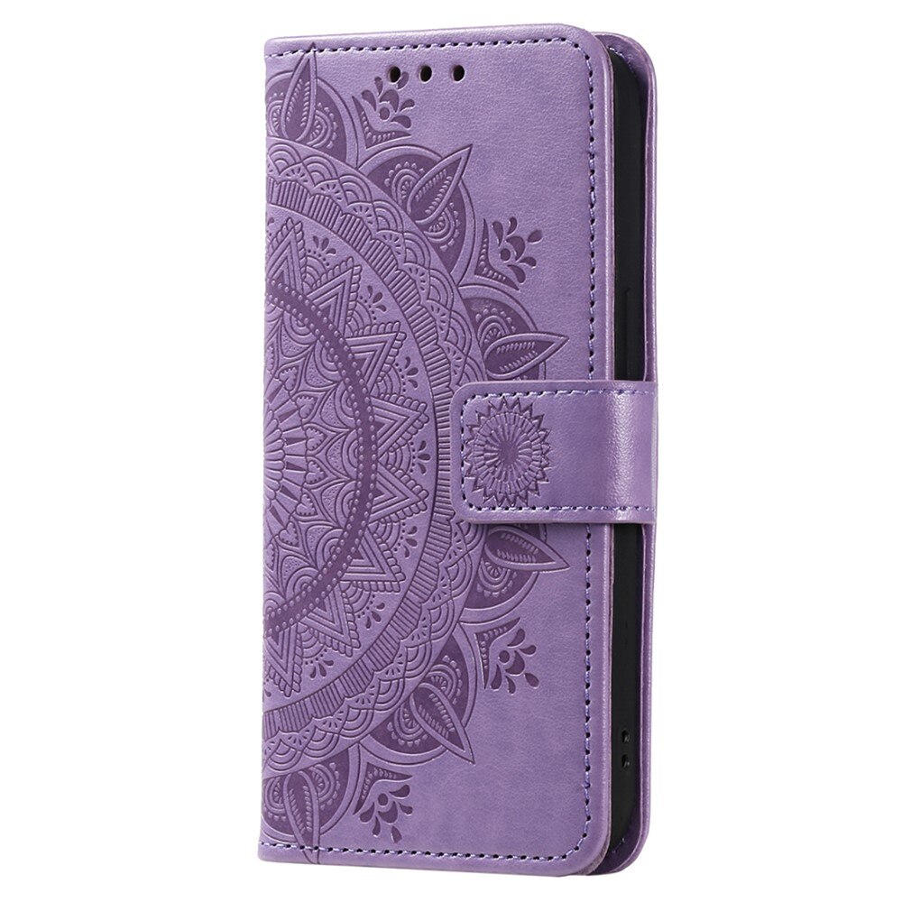 Læderetui Mandala Xiaomi Redmi 13C lila