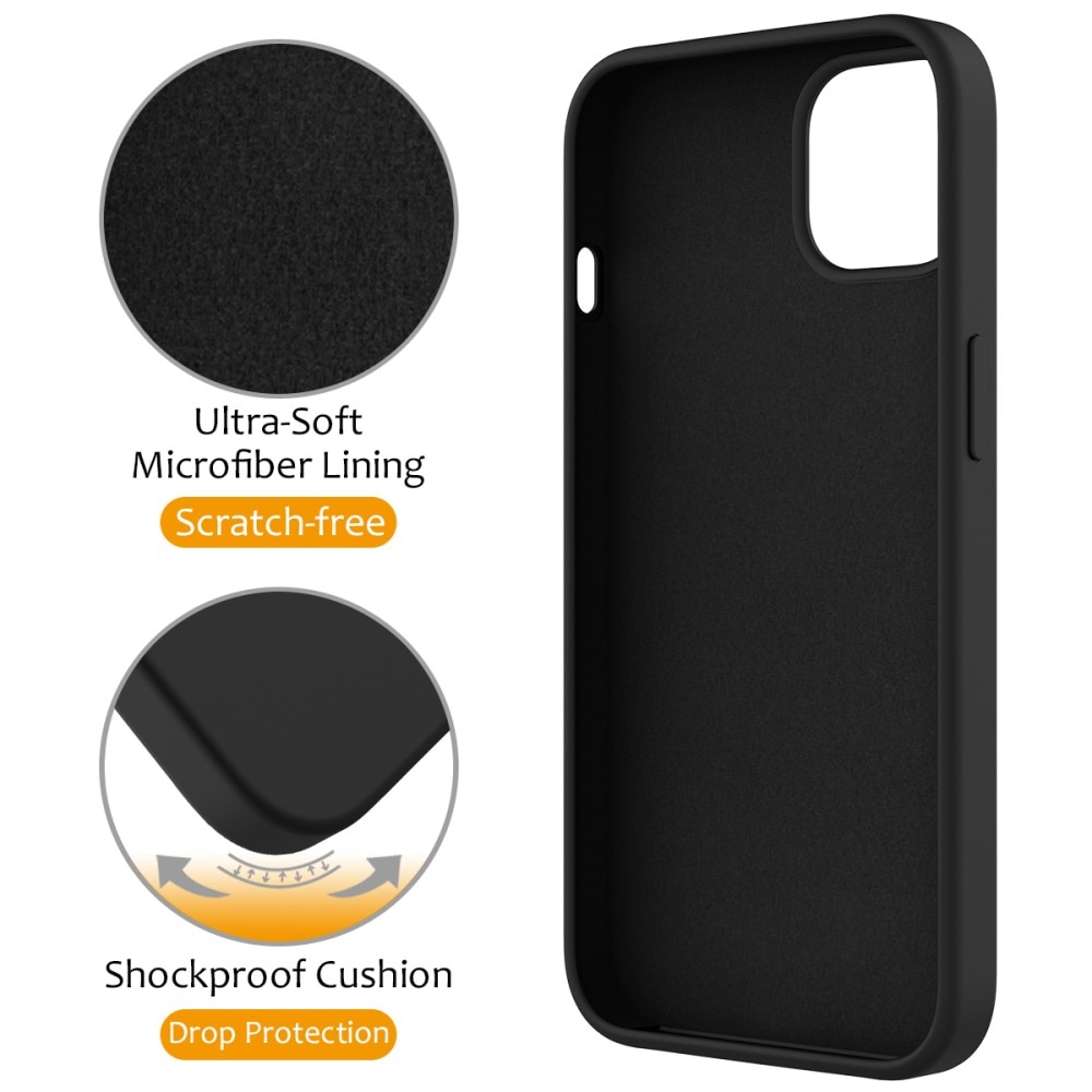 Cover Silikone Kickstand MagSafe iPhone 13 sort
