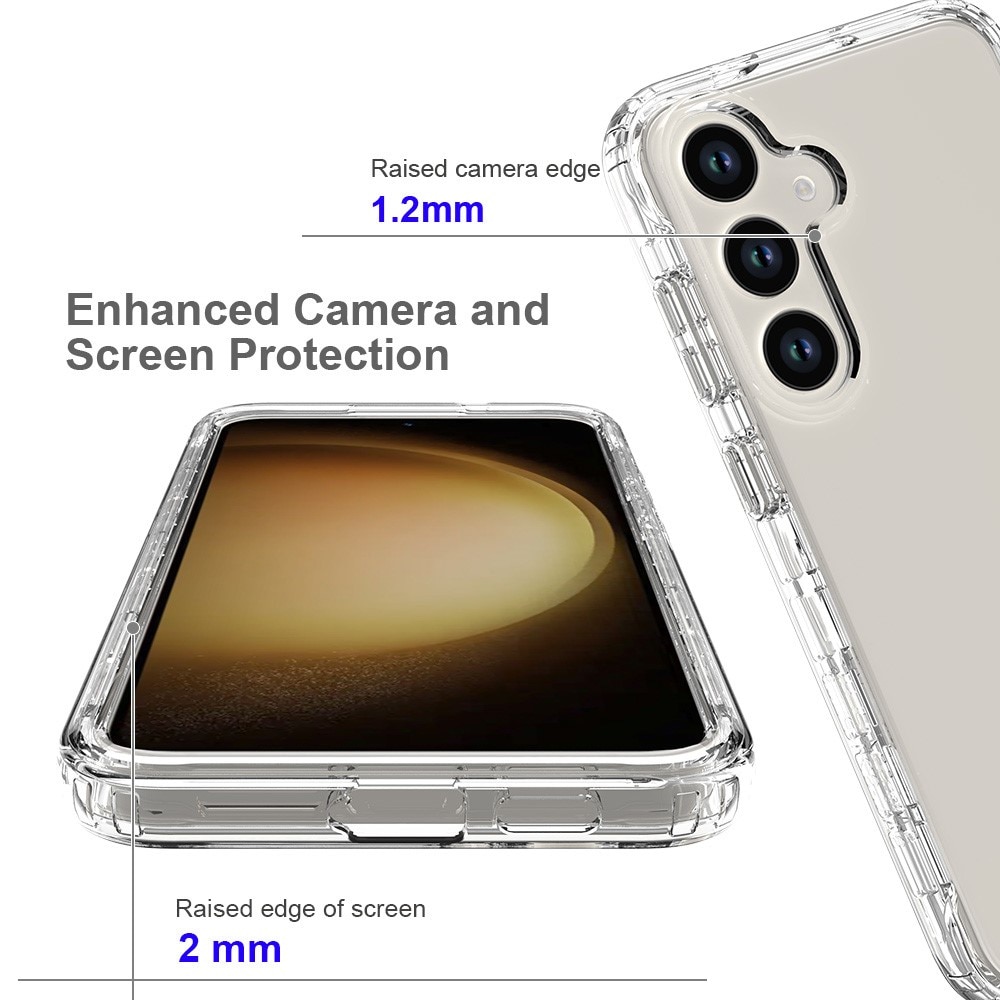 Full Protection Case Samsung Galaxy S24 Plus gennemsigtig