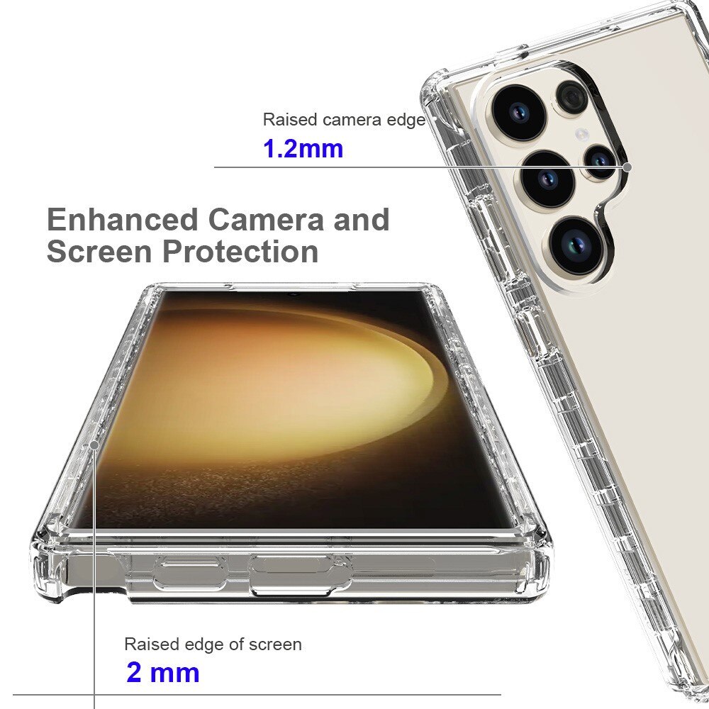 Full Protection Case Samsung Galaxy S24 Ultra gennemsigtig