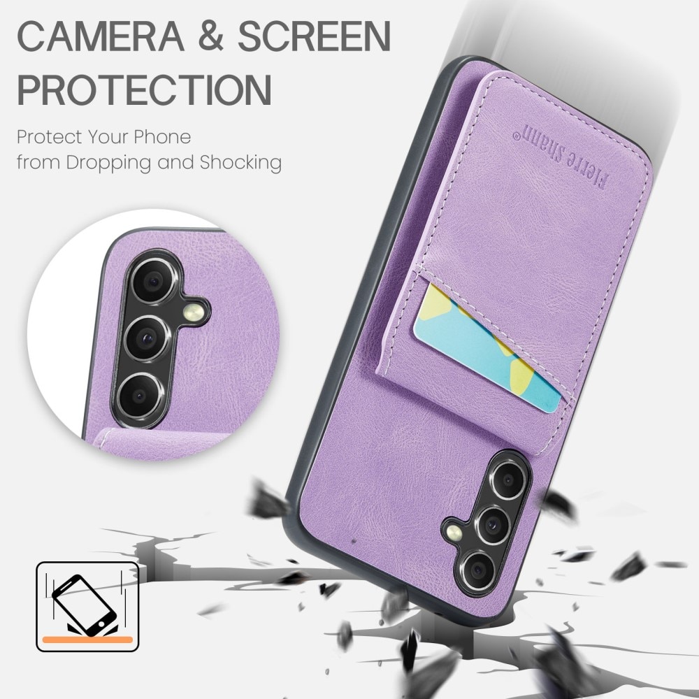 Multi-slot RFID blocking Cover Samsung Galaxy S23 FE lila