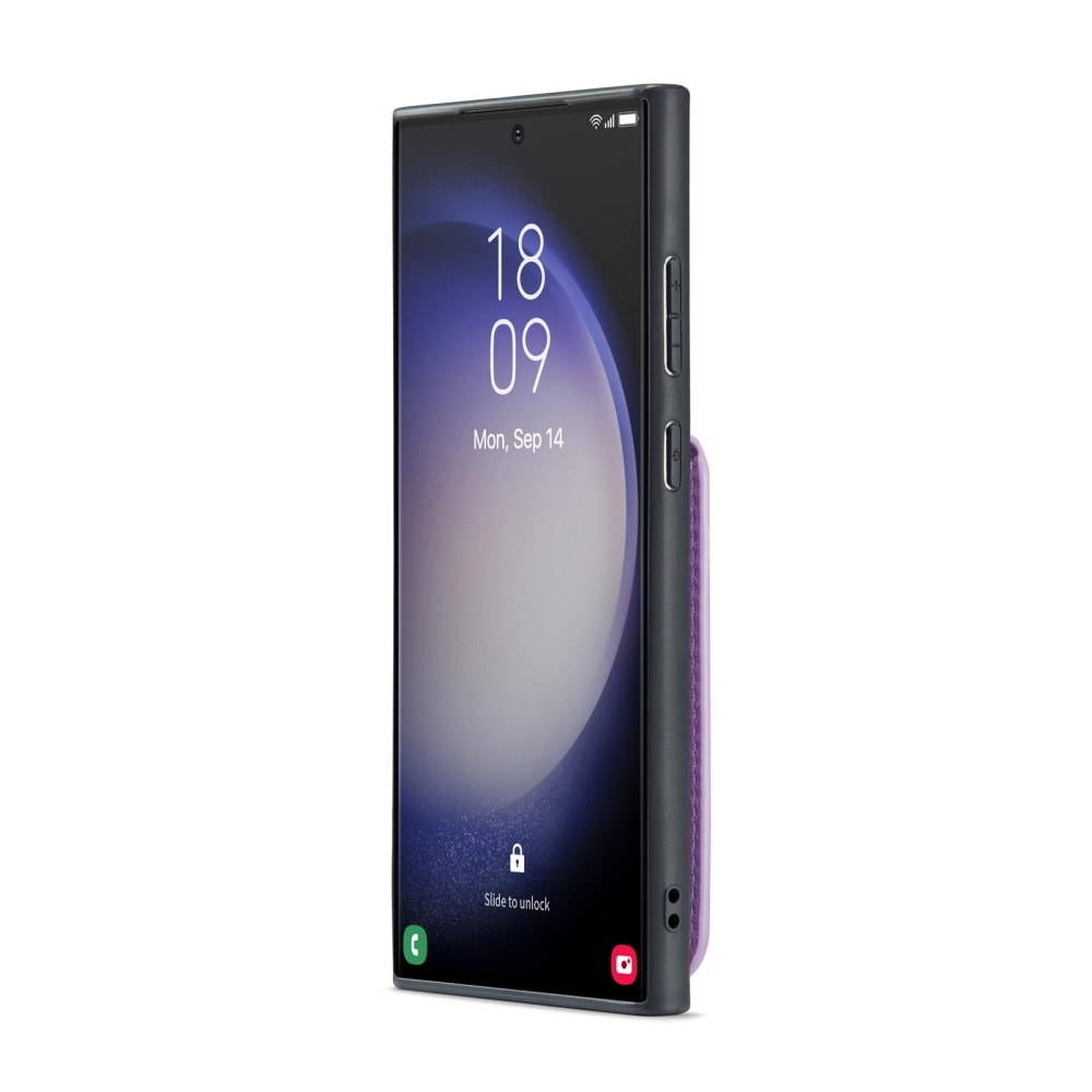 Multi-slot RFID blocking Cover Samsung Galaxy S24 Ultra lila