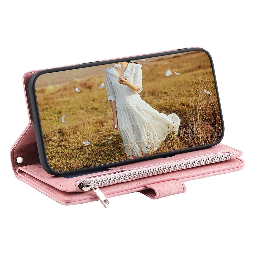Pung Taske Samsung Galaxy A55 Quilted lyserød