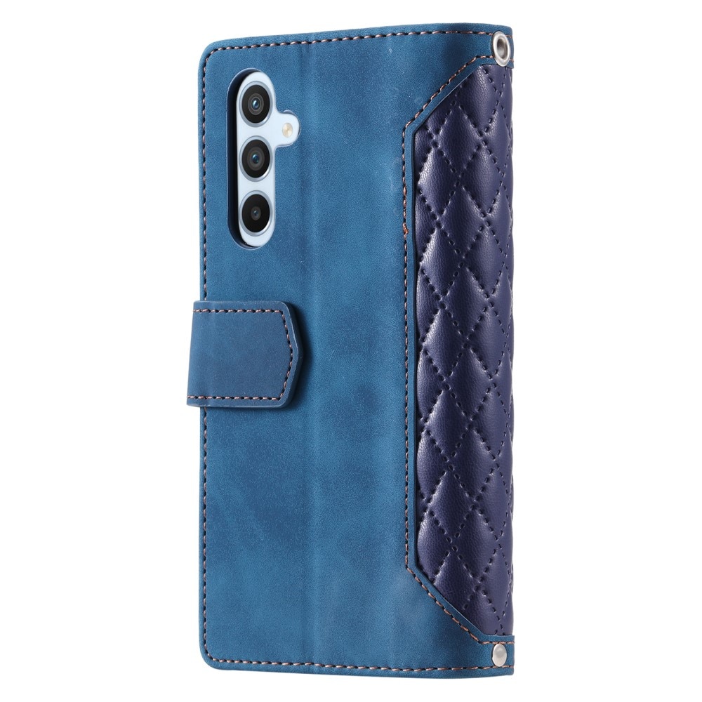 Pung Taske Samsung Galaxy A55 Quilted blå