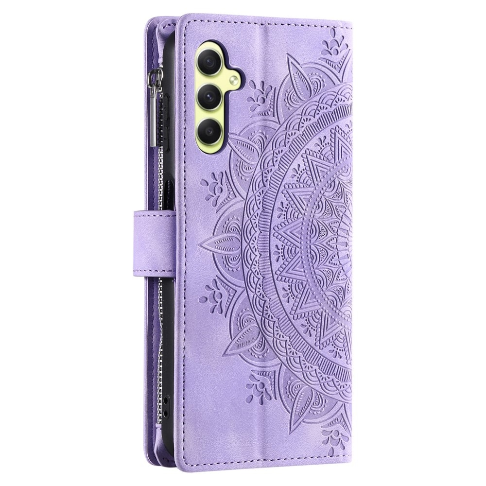 Pung Taske Samsung Galaxy A55 Mandala lila