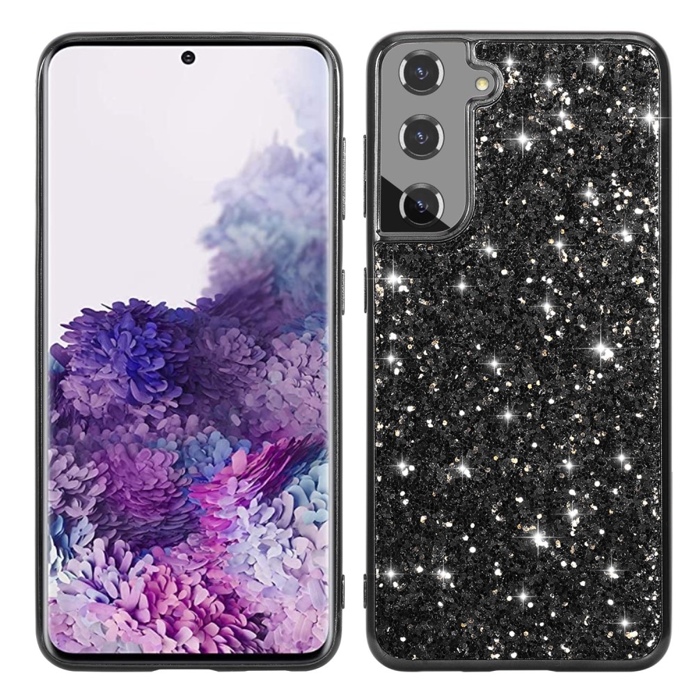 Glittercover Samsung Galaxy S24 sort