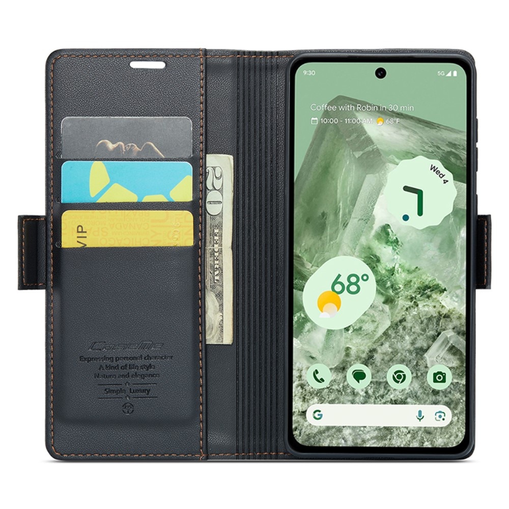 RFID blocking Slim Pung Etui Google Pixel 8a sort