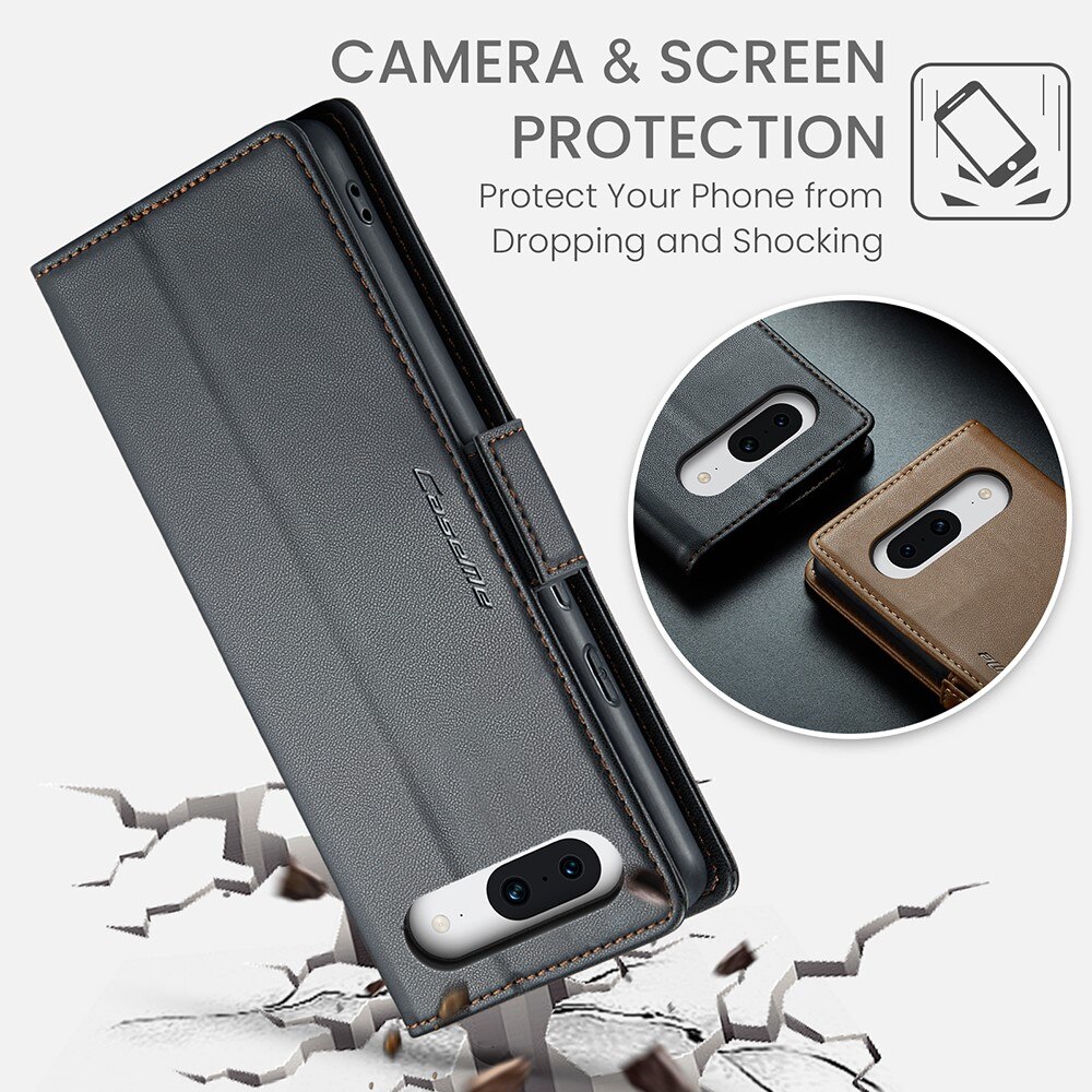 RFID blocking Slim Pung Etui Google Pixel 8a Sort