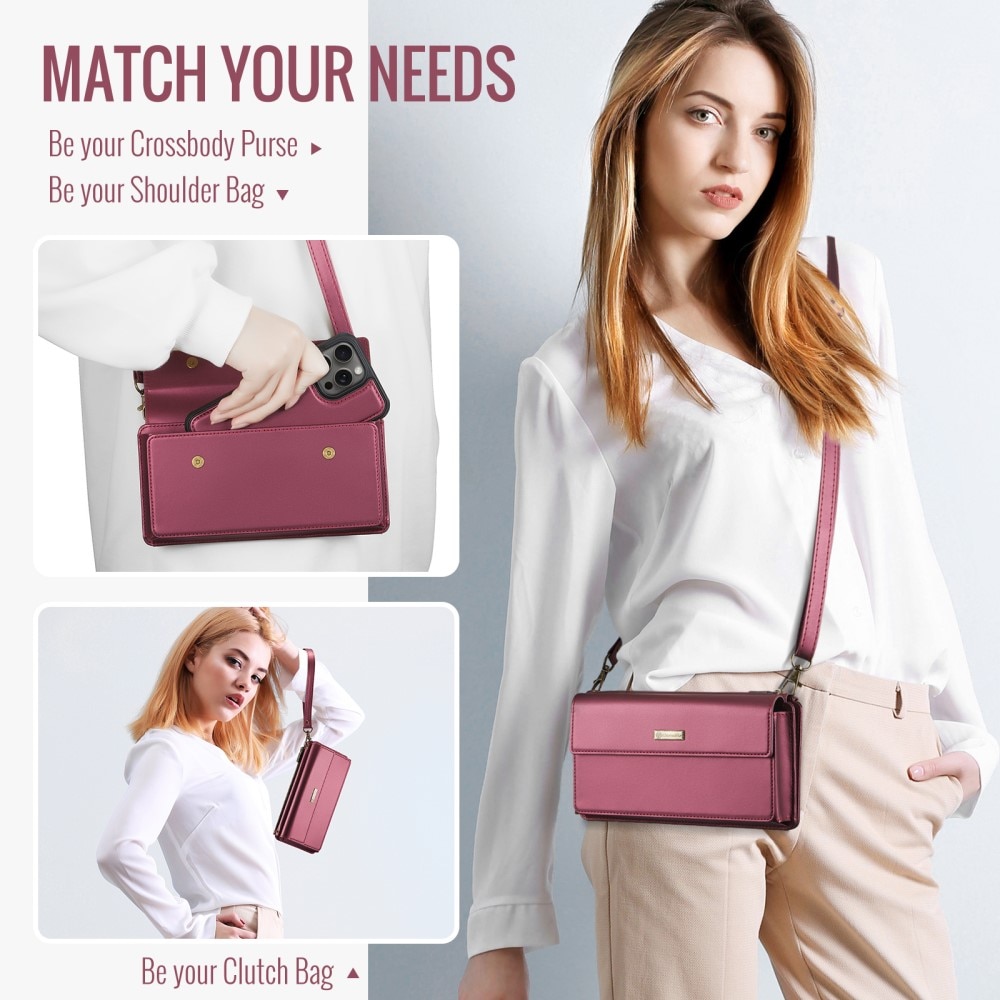 Crossbody Taske bordeaux