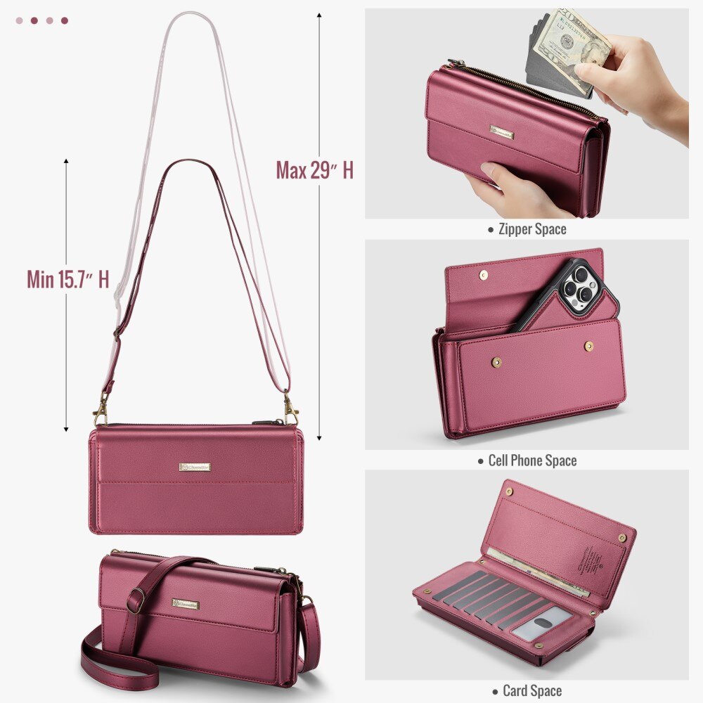 Crossbody Taske bordeaux