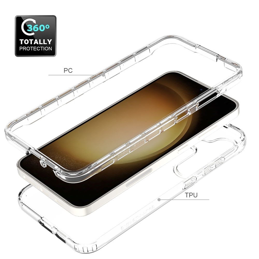 Full Cover Case Samsung Galaxy S24 Plus gennemsigtig