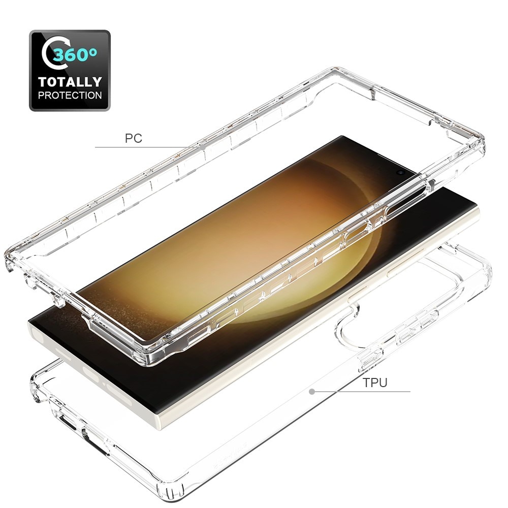 Full Cover Case Samsung Galaxy S24 Ultra gennemsigtig
