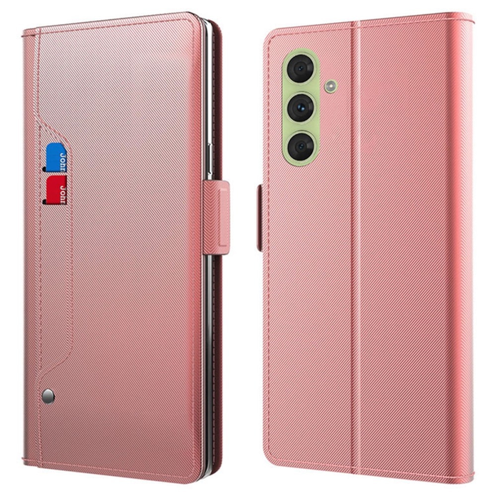 Mobiltaske Spejl Samsung Galaxy S24 Plus rosaguld