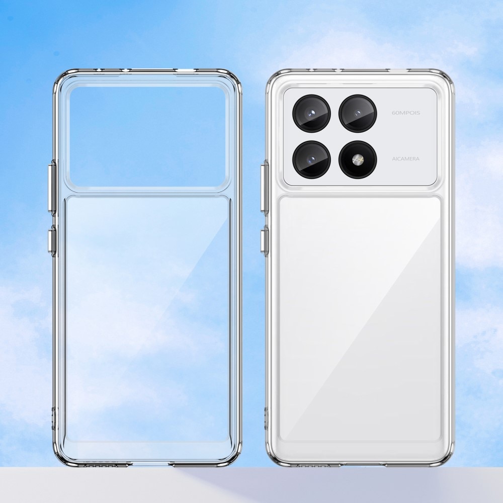 Hybridcover Xiaomi Poco X6 Pro gennemsigtig