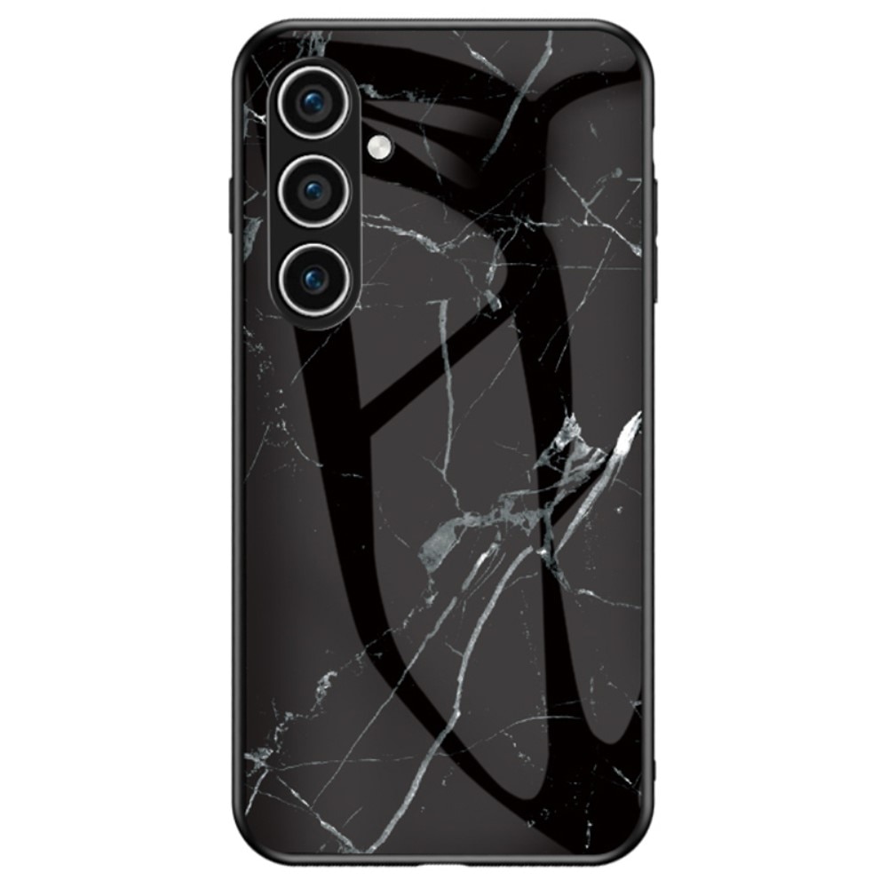 Cover Hærdet Glas Samsung Galaxy S24 sort marmor