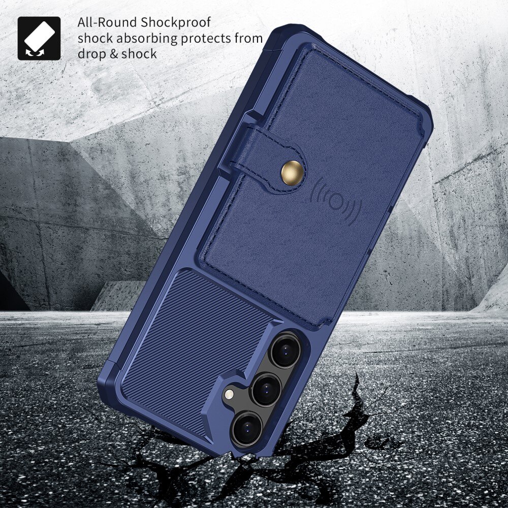 Tough Multi-slot Cover Samsung Galaxy S24 Plus Blå