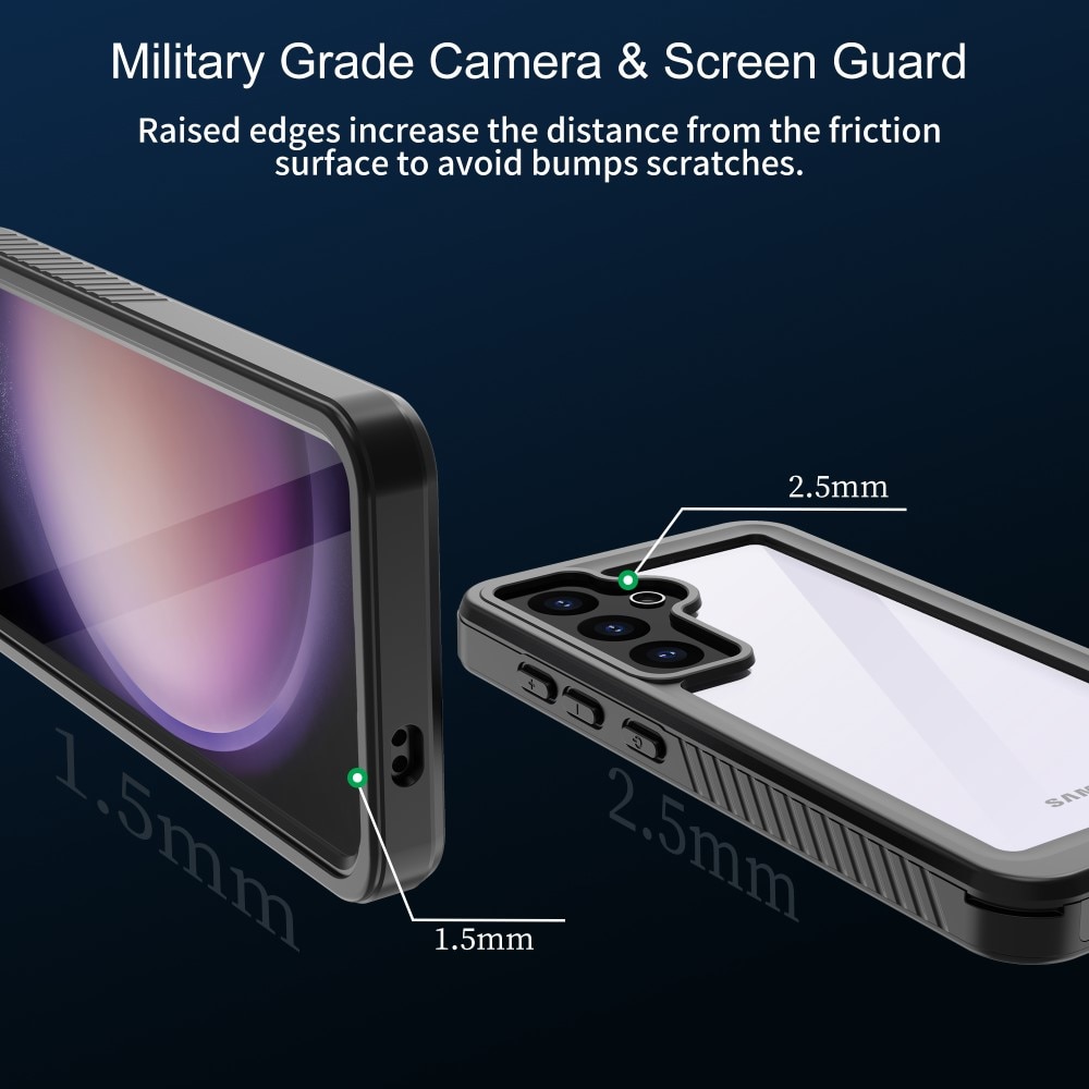 Vandtæt Cover Samsung Galaxy S24 gennemsigtig