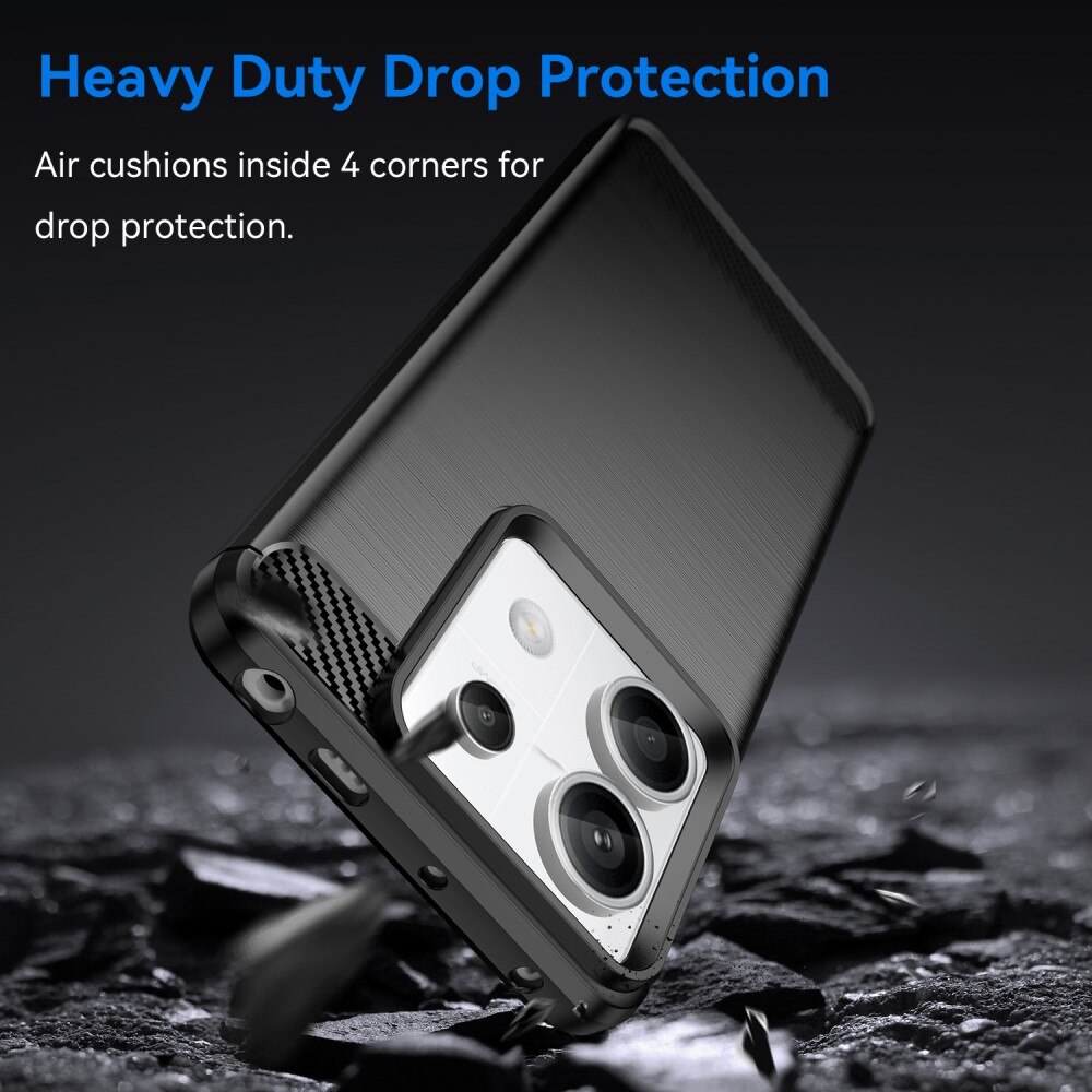 Xiaomi Redmi Note 13 Pro Cover TPU Brushed Sort