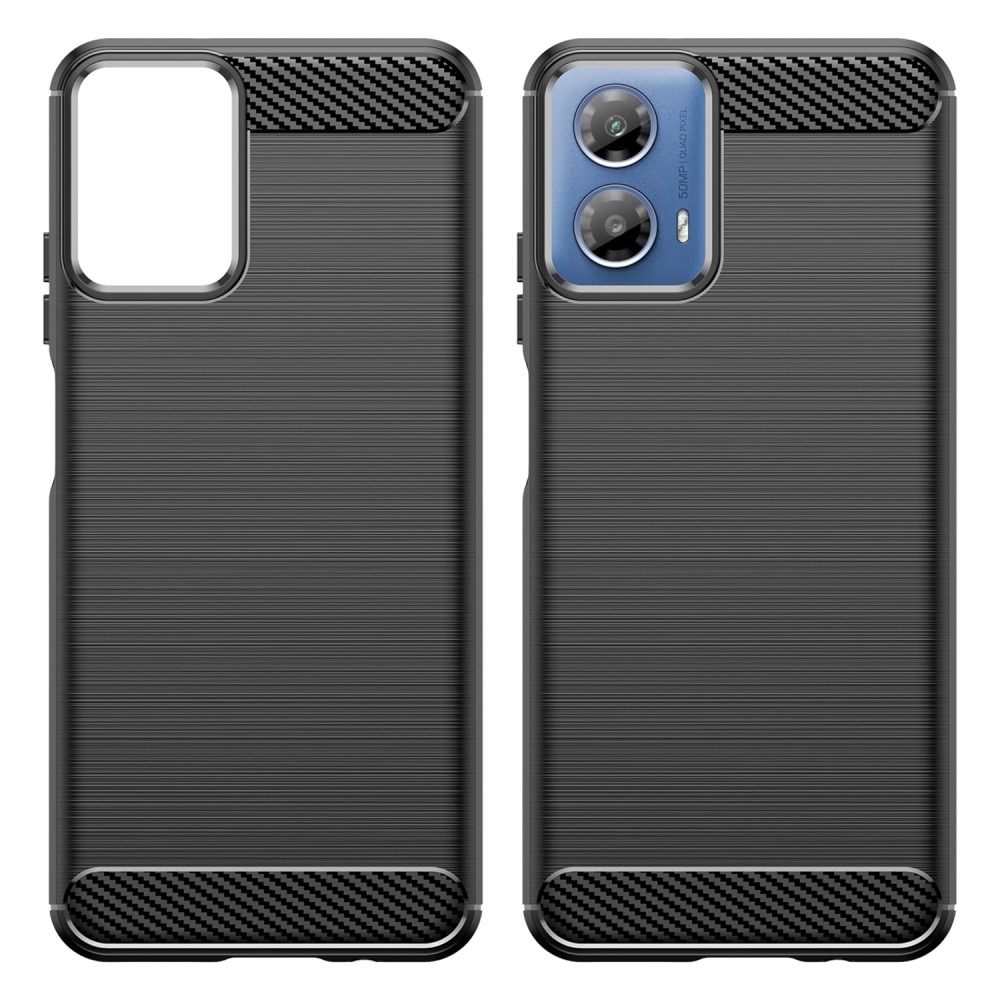 Motorola Moto G34 Cover TPU Brushed Black