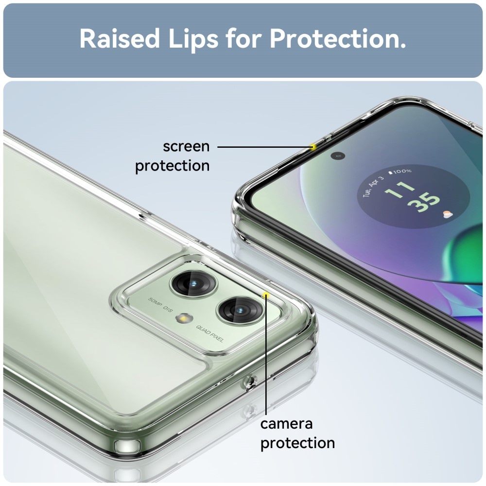 Crystal Hybrid Case Motorola Moto G54 gennemsigtig
