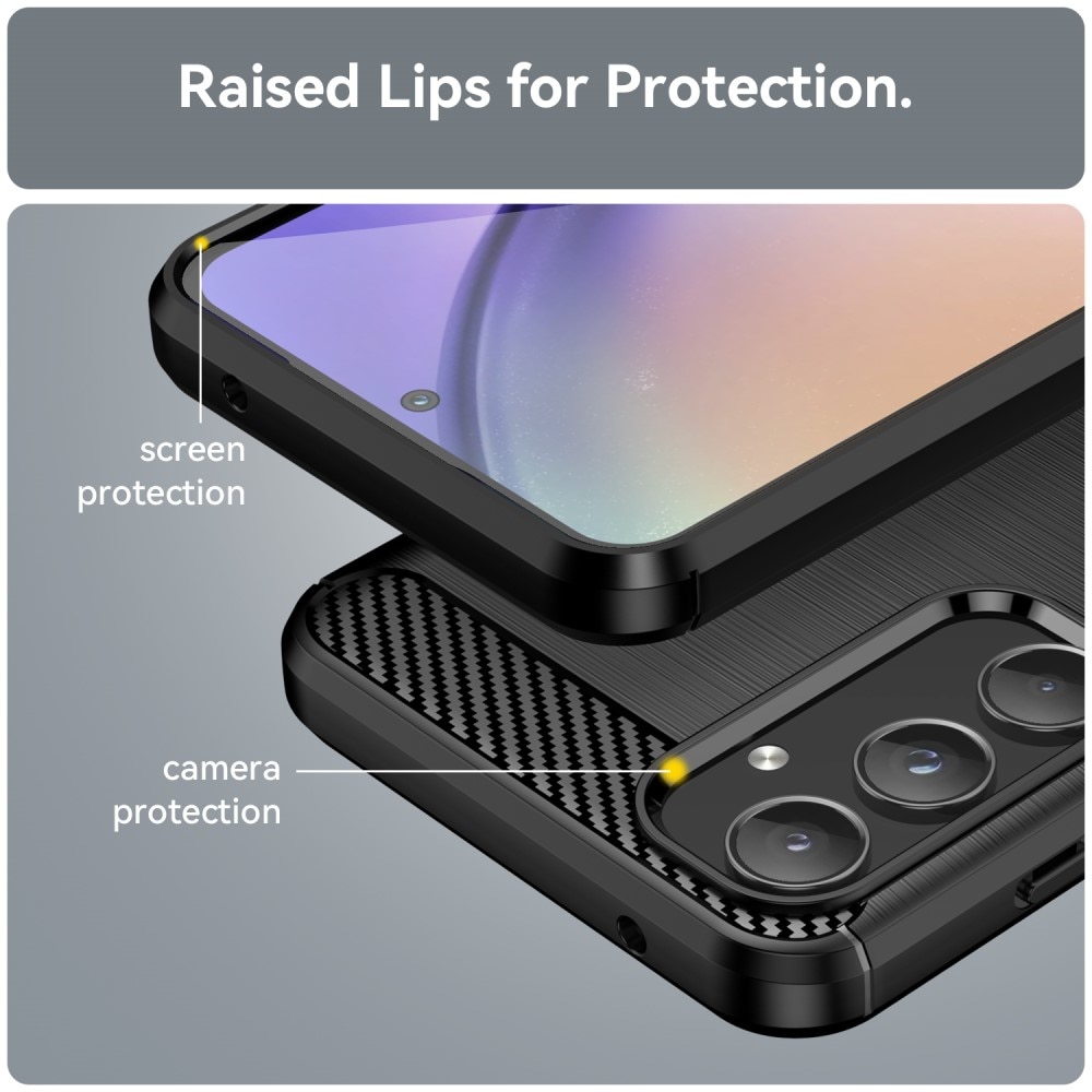 Samsung Galaxy A55 Cover TPU Brushed Black