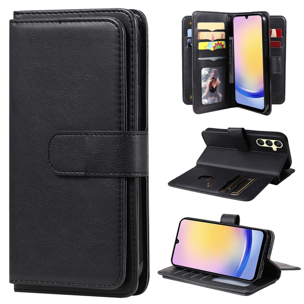 Mobiltaske Multi-slot Samsung Galaxy A25 sort