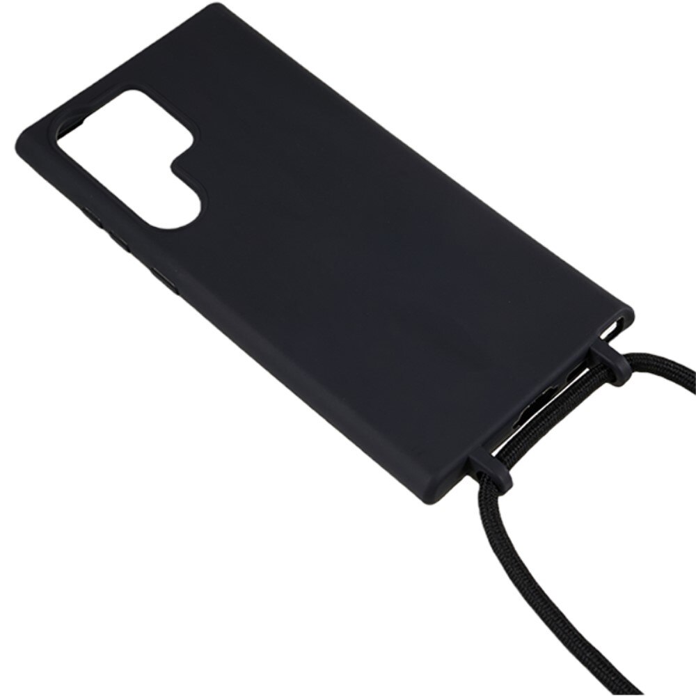 Cover halskæde strop Samsung Galaxy S24 Ultra sort