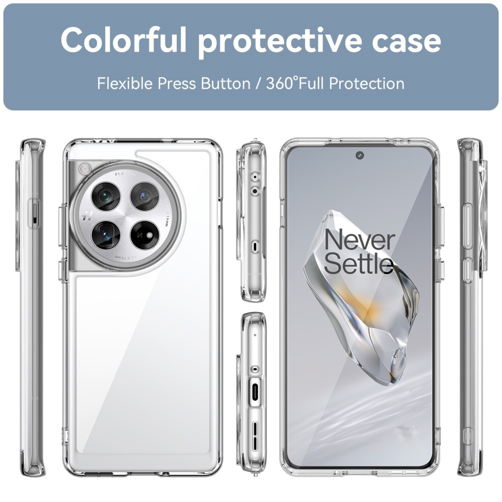 Crystal Hybrid Case OnePlus 12 gennemsigtig
