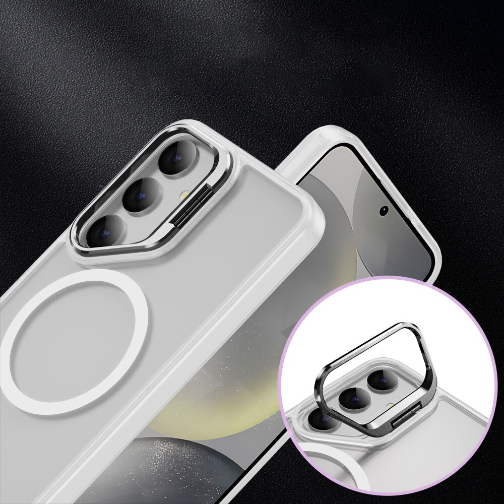 Hybridcover Kickstand MagSafe Samsung Galaxy S24 Ultra gennemsigtig