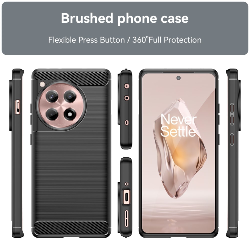 OnePlus 12R Cover TPU Brushed Black
