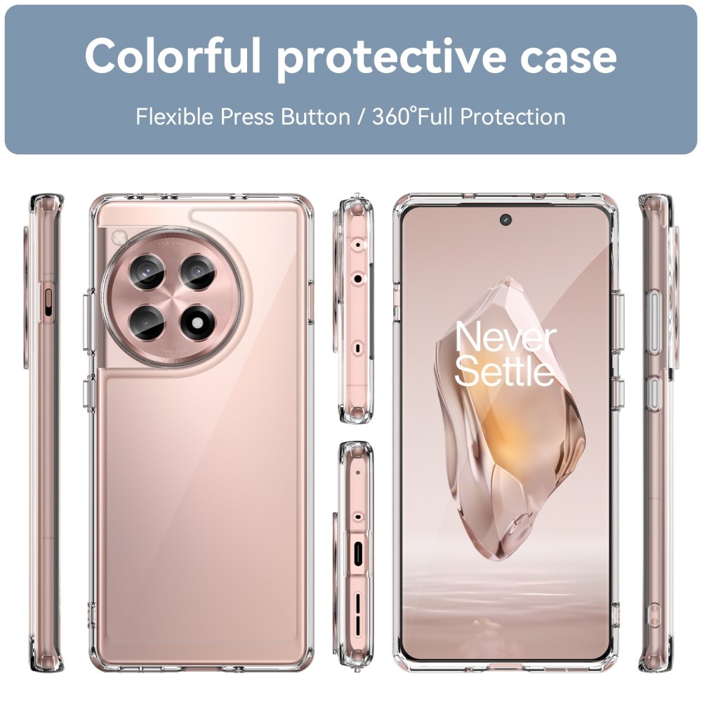 Crystal Hybrid Case OnePlus 12R gennemsigtig
