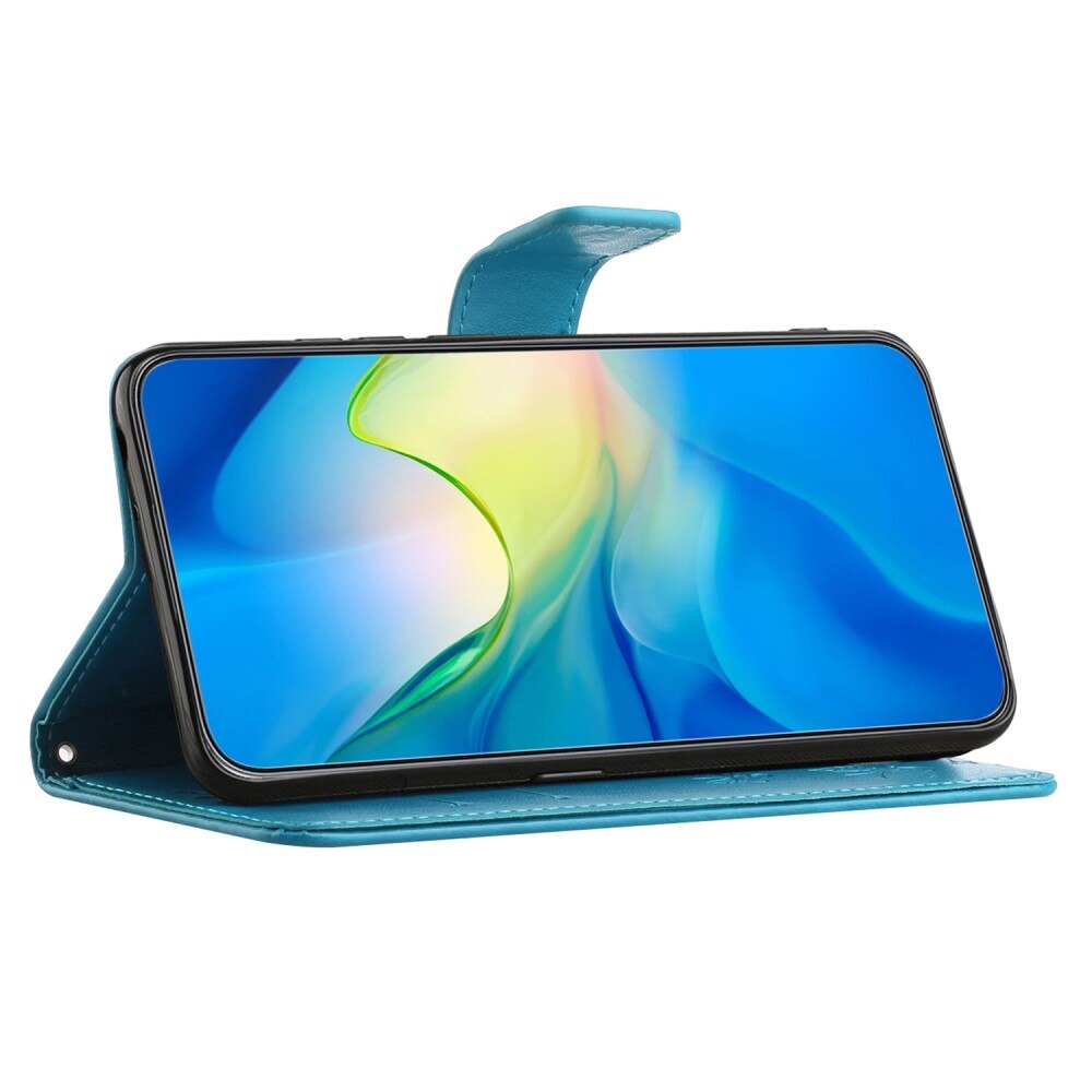 Læderetui Sommerfugle Samsung Galaxy Xcover 7 Blå
