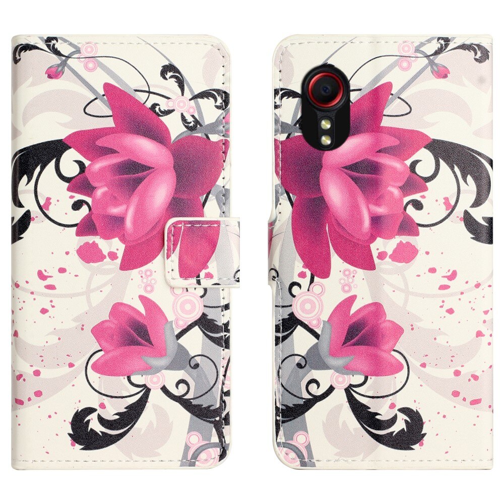 Mobiltaske Samsung Galaxy Xcover 7 flowers