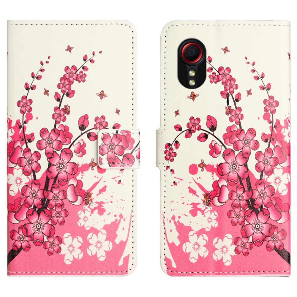 Mobiltaske Samsung Galaxy Xcover 7 kirsebærblomster