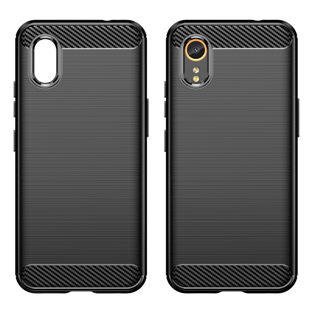 Samsung Galaxy Xcover 7 Cover TPU Brushed Black