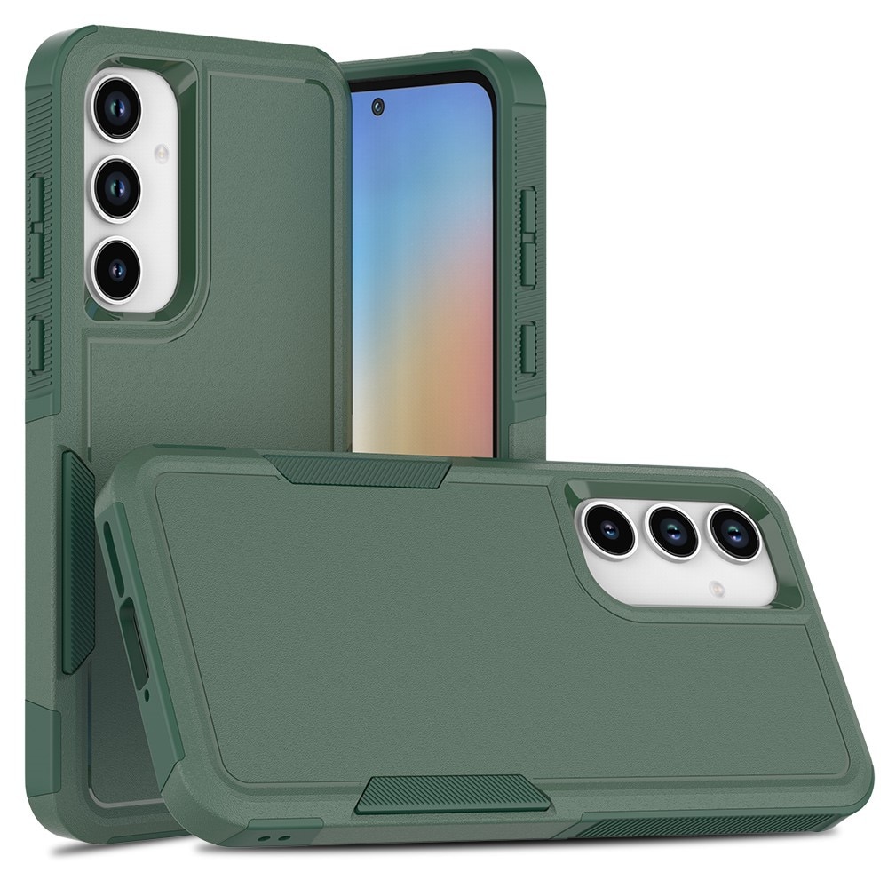 Off-road Hybridcover Samsung Galaxy A55 grøn