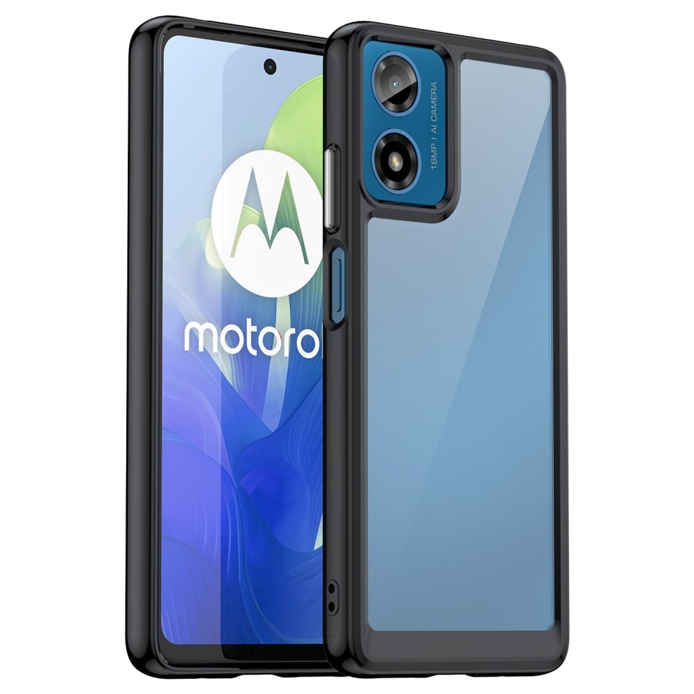 Crystal Hybrid Case Motorola Moto G24 sort