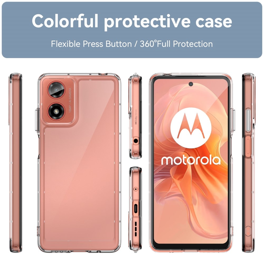Crystal Hybrid Case Motorola Moto G24 gennemsigtig