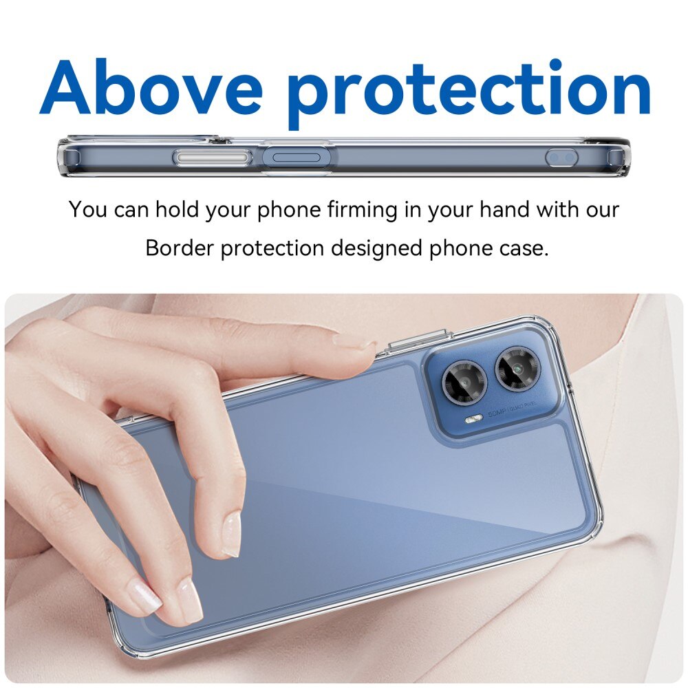 Crystal Hybrid Case Motorola Moto G34 gennemsigtig