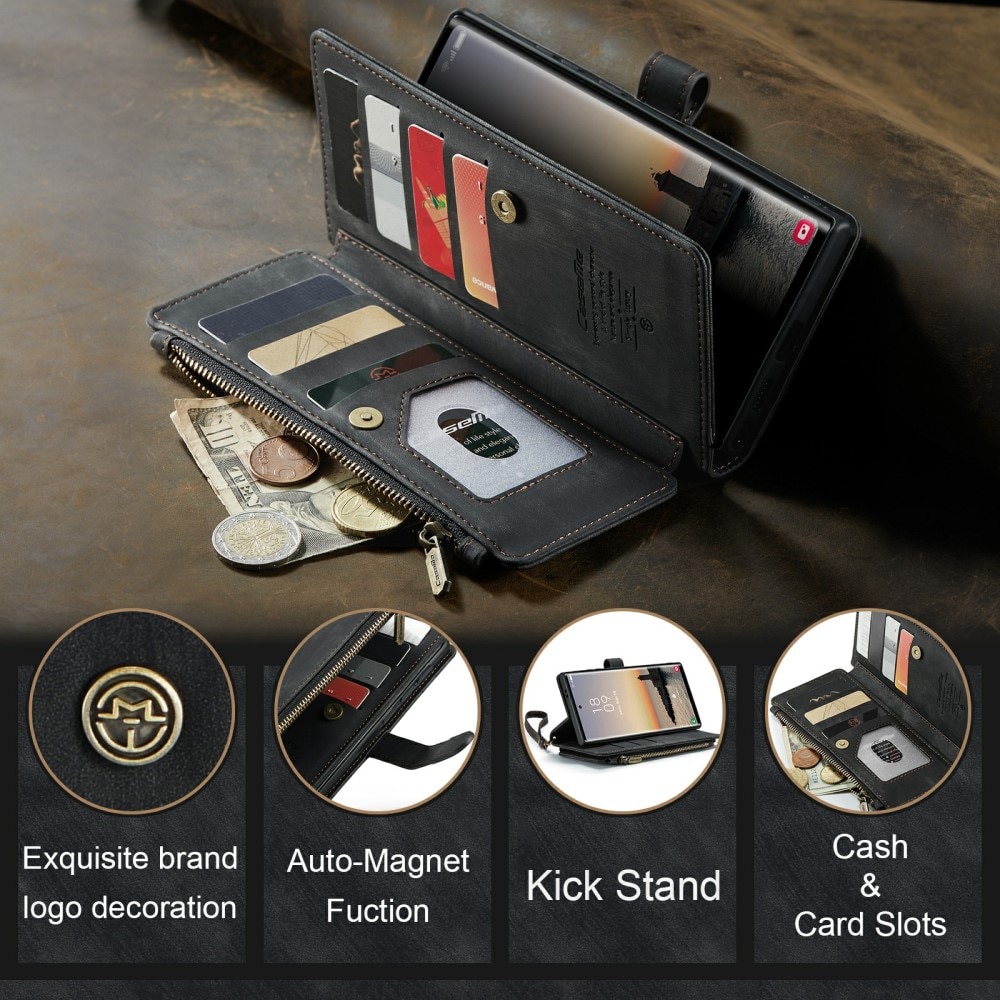 Zipper Wallet Samsung Galaxy S24 Ultra sort