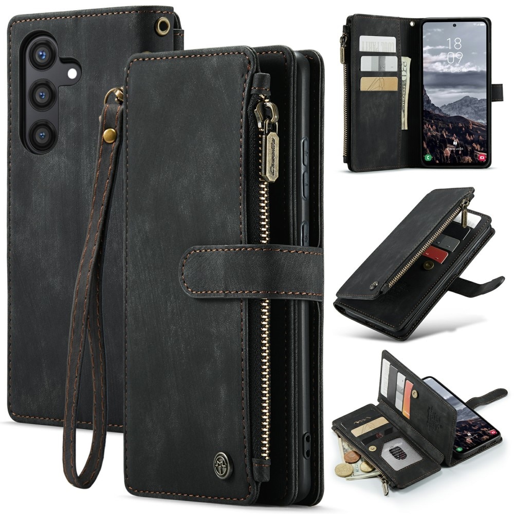 Zipper Wallet Samsung Galaxy S24 Plus sort